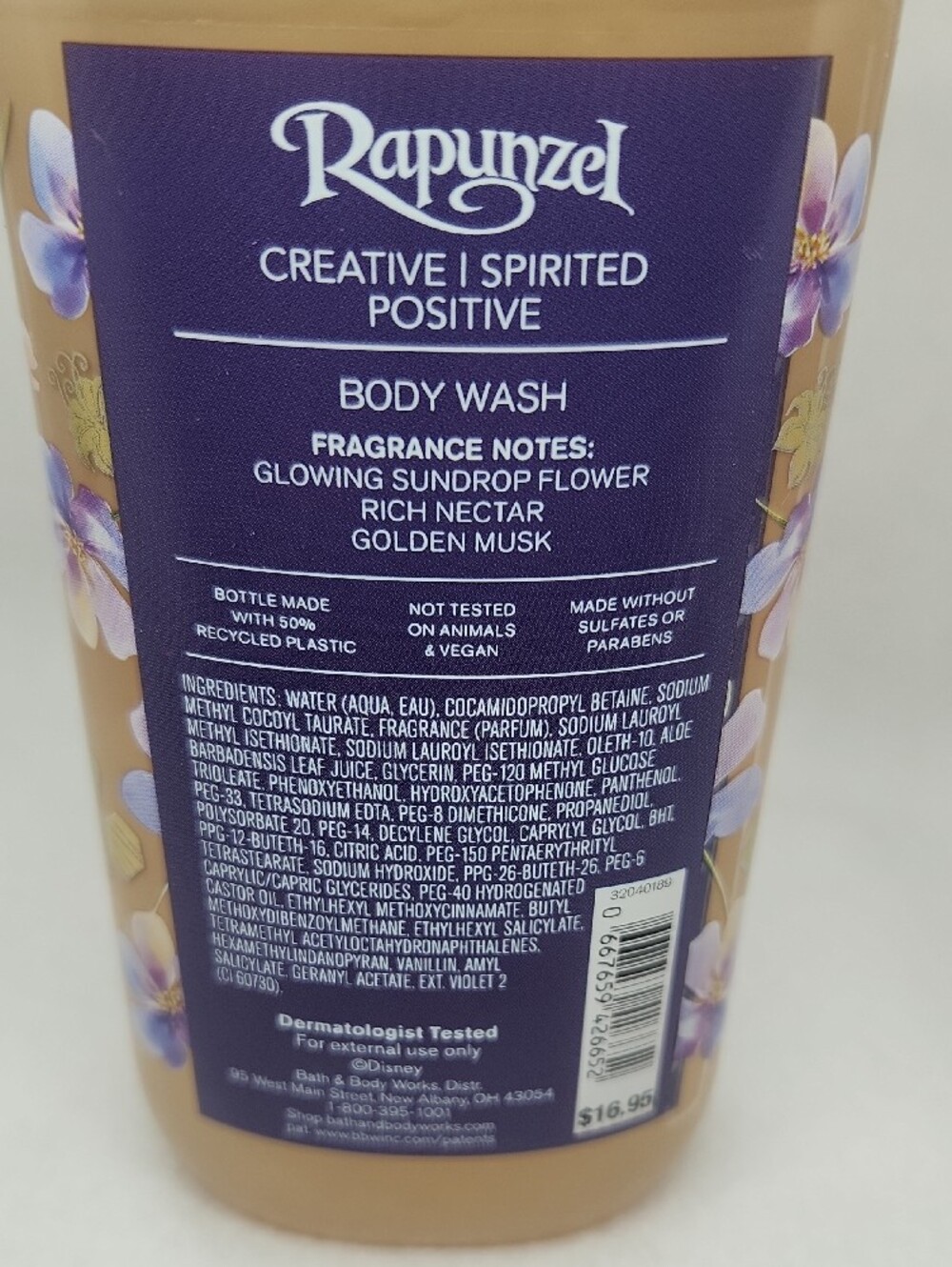 Bath & Body Works Rapunzel Princess Body Wash - Picture 3 of 3